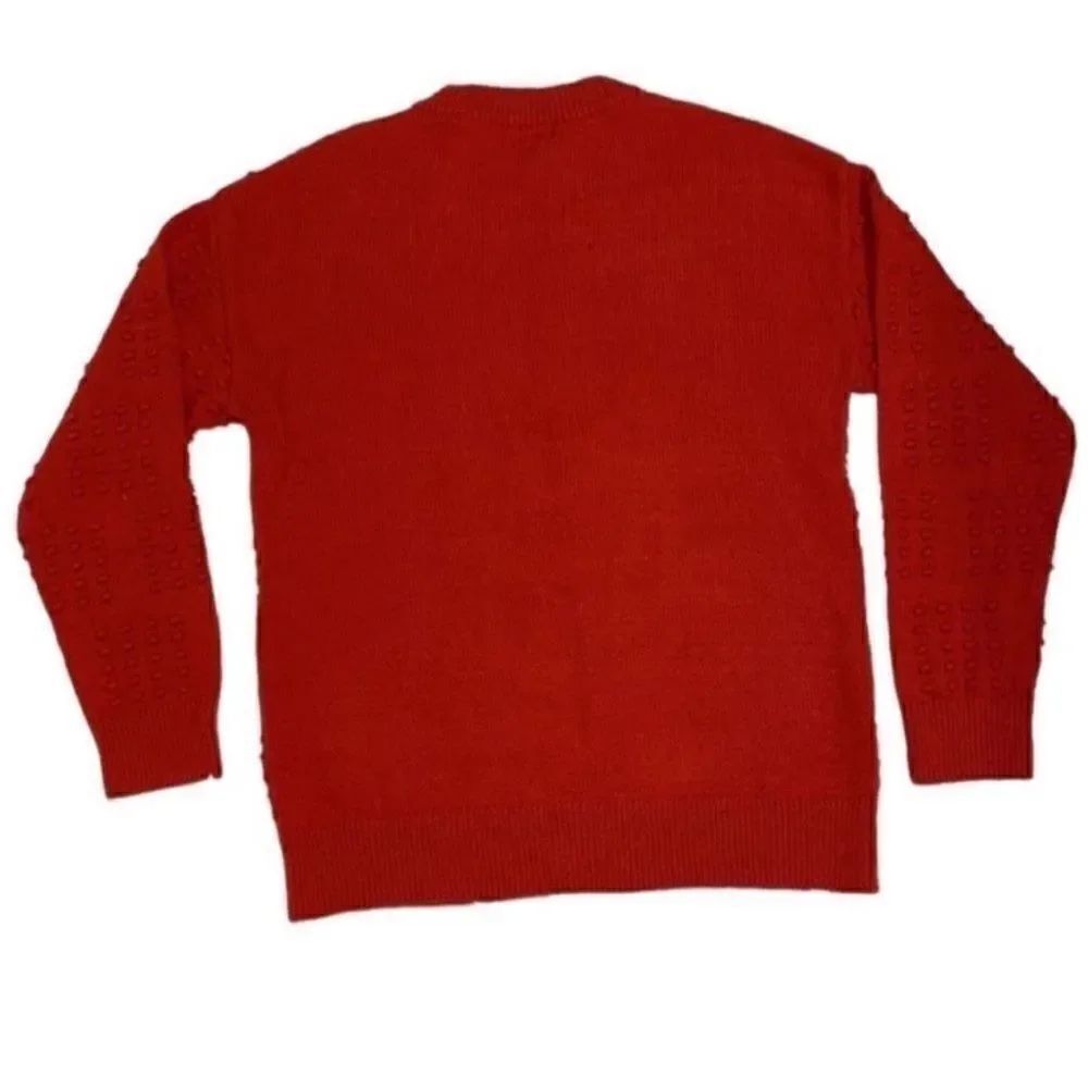 Men's Textured Orange Lego Sweater(Size Medium) - Picture 5 of 9